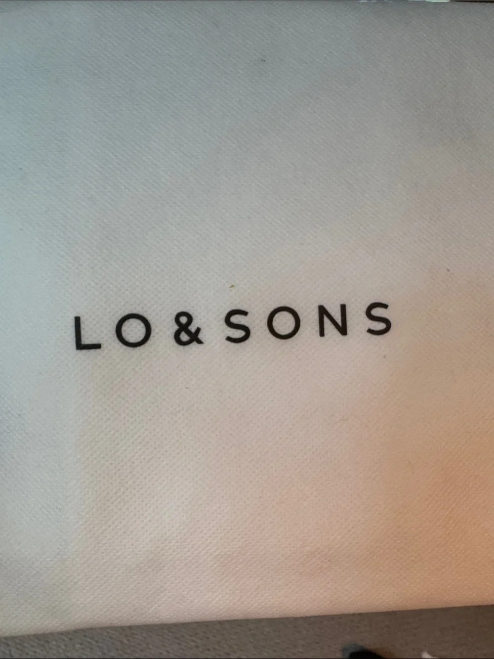 Lo & Sons Black Nylon Tote with Gold Hardware Accents